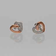 Blazira Twist Studs in 92.5 Silver