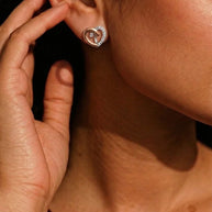 Blazira Twist Studs in 92.5 Silver