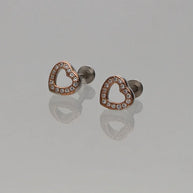 Orluna Gleam Studs in 92.5 Silver