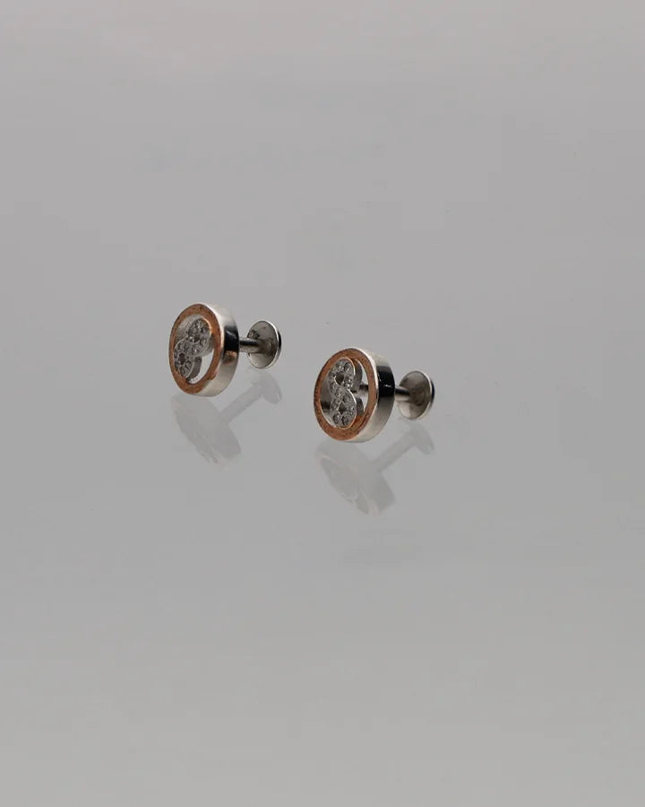 Infinite Studs in 92.5 Silver
