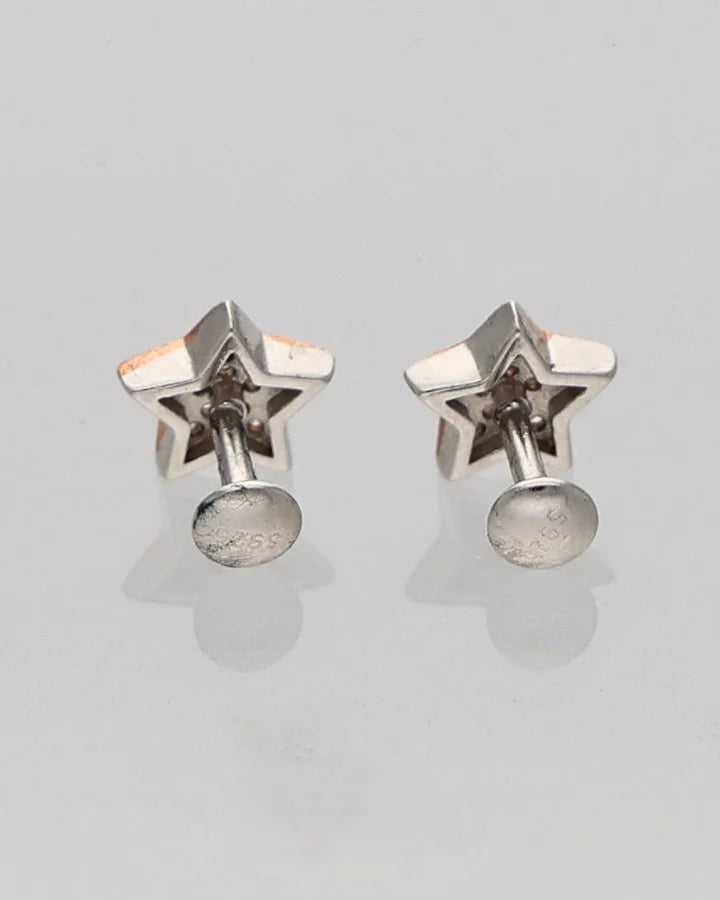 Aurelle Star Studs in 92.5 Silver