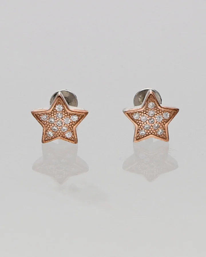 Aurelle Star Studs in 92.5 Silver