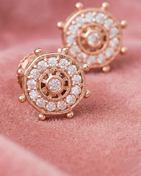 Zivara Dusk Studs in 92.5 Silver