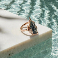 Rose Gleam Ring in 92.5 Silver