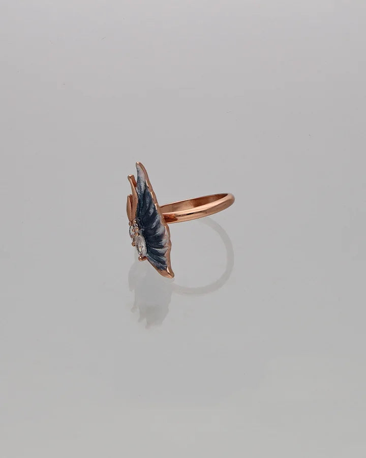 Rose Gleam Ring in 92.5 Silver