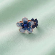 Dual Flora Ring in 92.5 Silver