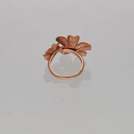 Dual Flora Ring in 92.5 Silver