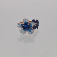 Dual Flora Ring in 92.5 Silver