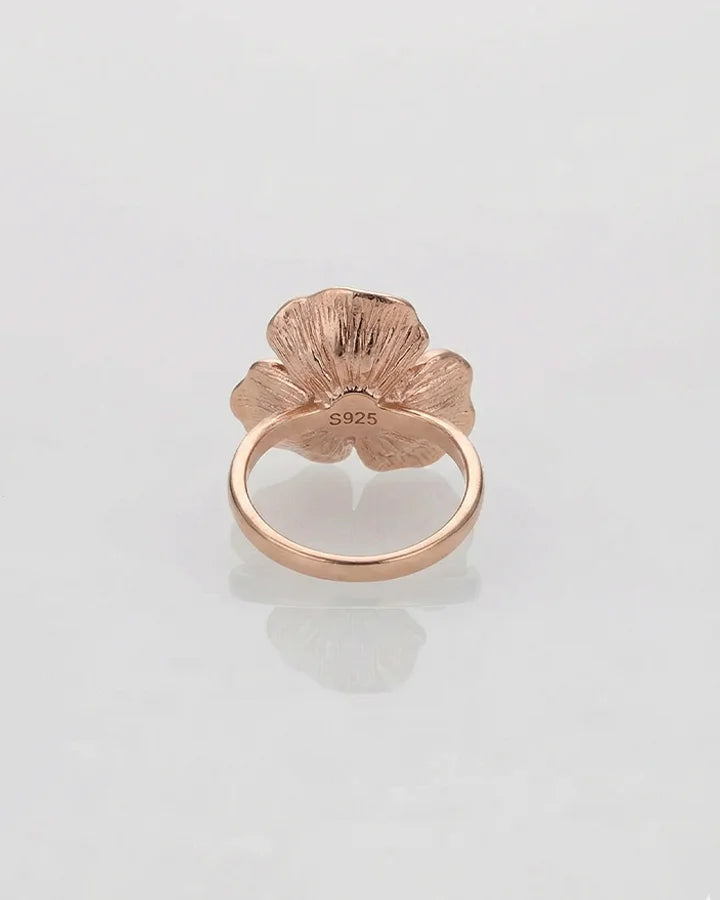 Celeste Rose Ring in 92.5 Silver