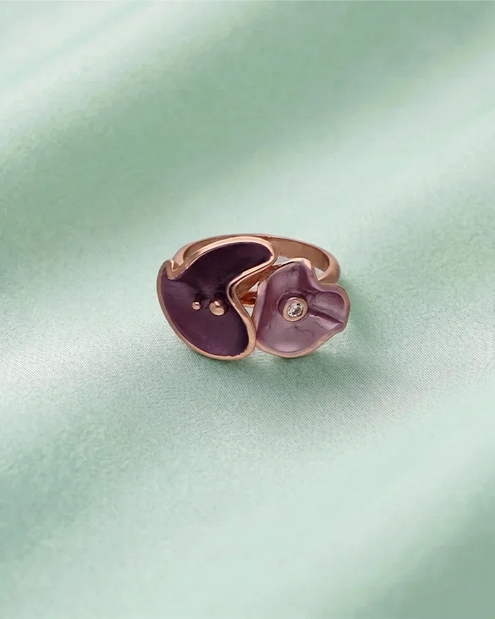 Rosaline Glow Ring in 92.5 Silver