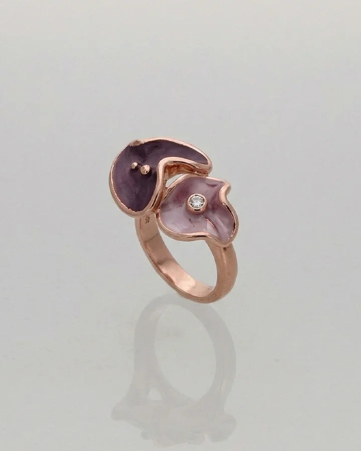 Rosaline Glow Ring in 92.5 Silver