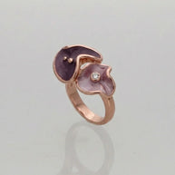 Rosaline Glow Ring in 92.5 Silver