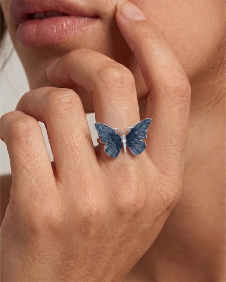 Twilight Blush Ring in 92.5 Silver