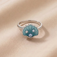Ivory Gleam Ring in 92.5 Silver