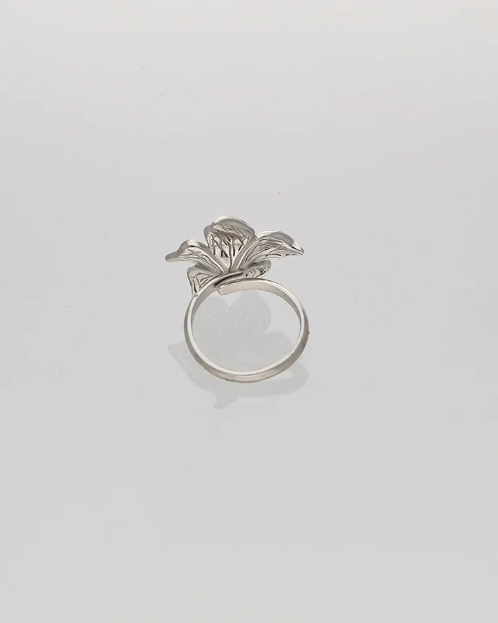 Luna Frost Ring in 92.5 Silver