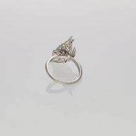 Moonflare Ring in 92.5 Silver