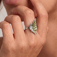 Moonflare Ring in 92.5 Silver