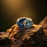 Stellar Glow ring in 92.5 Silver