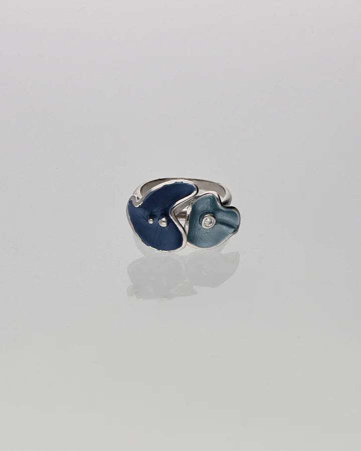Stellar Glow ring in 92.5 Silver