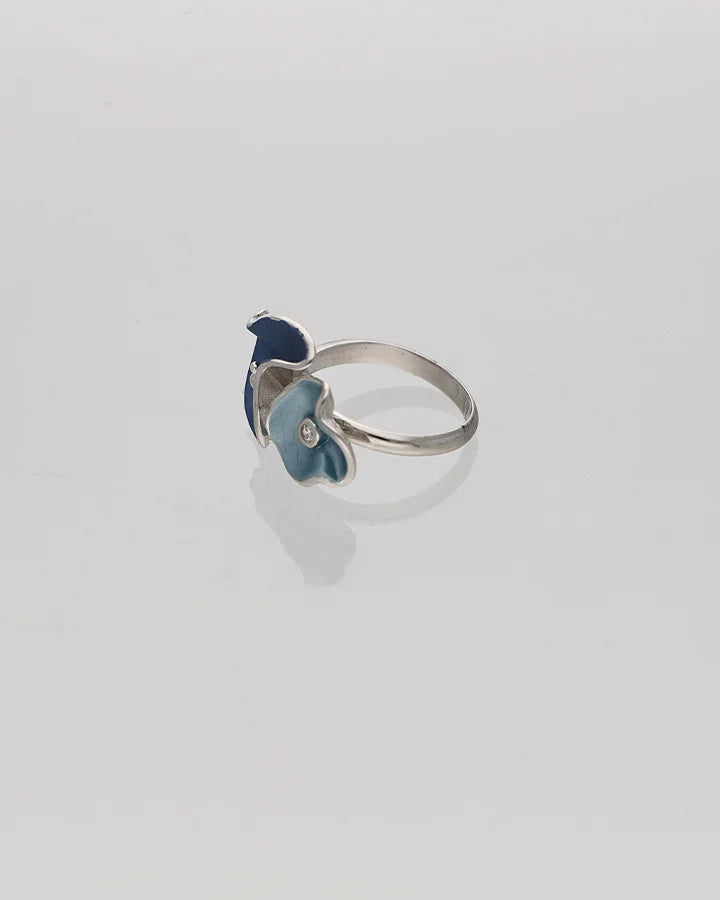 Stellar Glow ring in 92.5 Silver