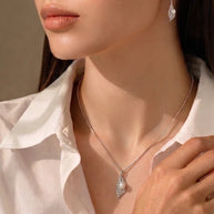 Luna Pearl Charm Duo in 92.5 Silver