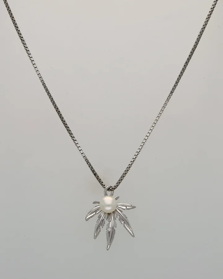 Ivory Pearl Charm Duo  in 92.5 Silver