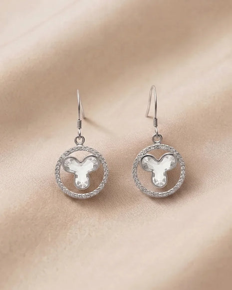 Luna Drop Earrings in 92.5 Silver