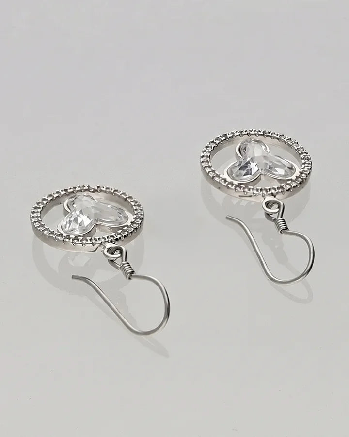 Luna Drop Earrings in 92.5 Silver