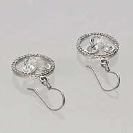 Luna Drop Earrings in 92.5 Silver