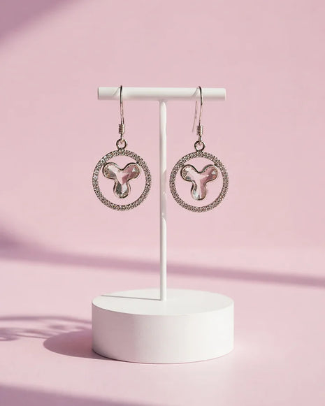 Luna Drop Earrings in 92.5 Silver