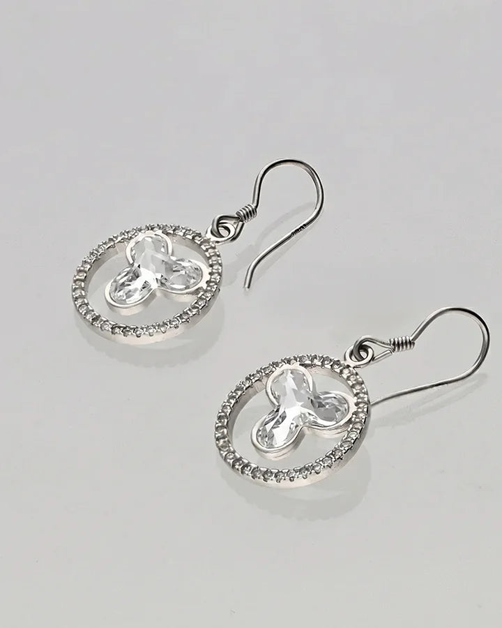 Luna Drop Earrings in 92.5 Silver