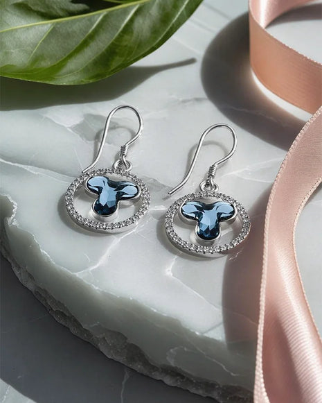 Dangle Earrings in 92.5 Silver