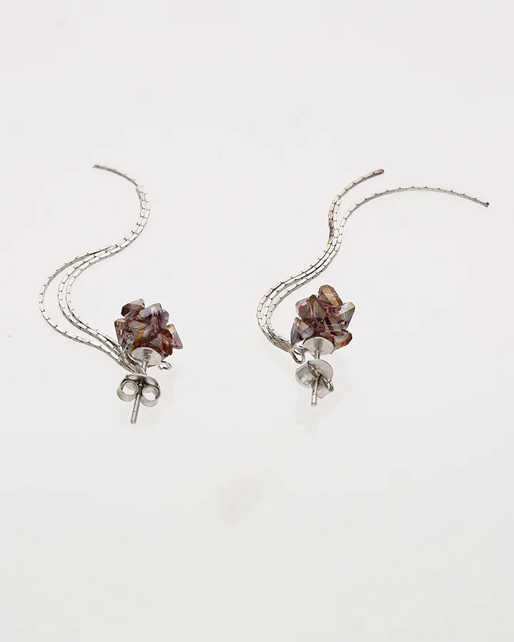 Frostfall Earrings in 92.5 Silver