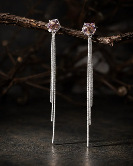 Frostfall Earrings in 92.5 Silver