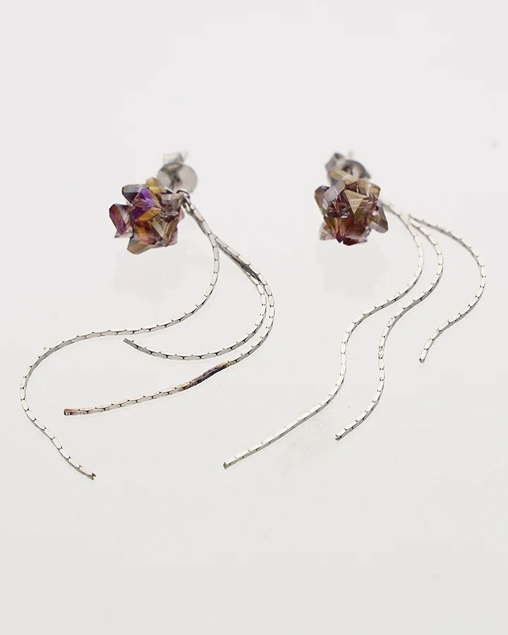 Frostfall Earrings in 92.5 Silver