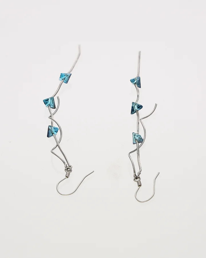 Stellar Swing Earrings in 92.5 Silver
