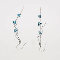 Stellar Swing Earrings in 92.5 Silver