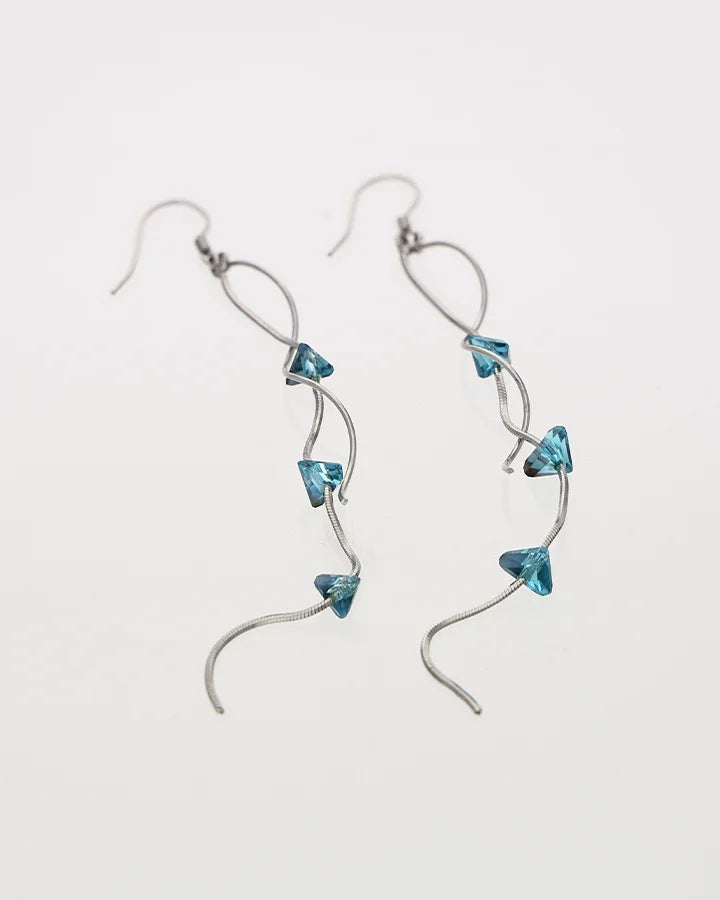 Stellar Swing Earrings in 92.5 Silver