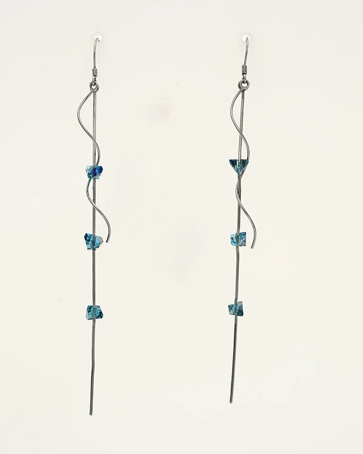 Stellar Swing Earrings in 92.5 Silver