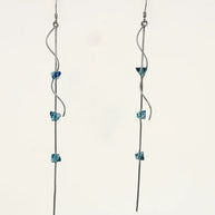 Stellar Swing Earrings in 92.5 Silver