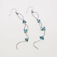 Stellar Swing Earrings in 92.5 Silver