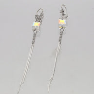 Crystal Drift Earrings in 92.5 Silver