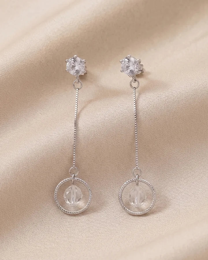 Aria Shine Earrings in 92.5 Silver