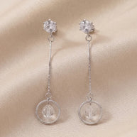 Aria Shine Earrings in 92.5 Silver