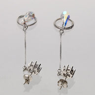 Aria Shine Earrings in 92.5 Silver