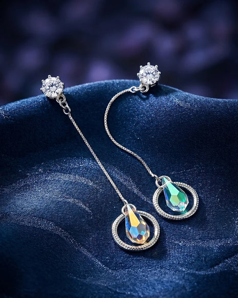Aria Shine Earrings in 92.5 Silver