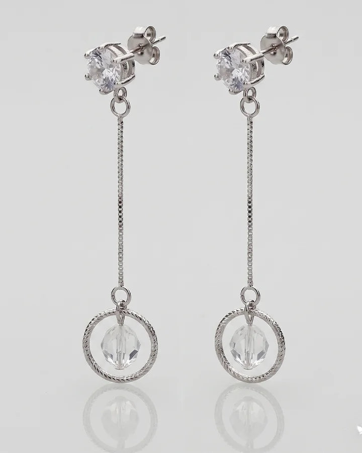 Aria Shine Earrings in 92.5 Silver
