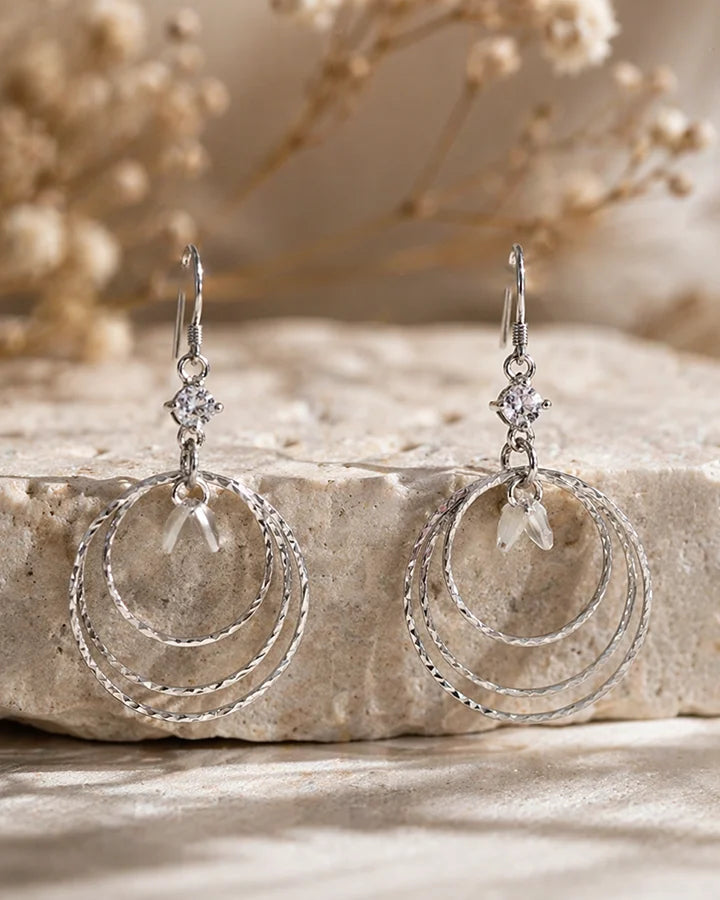 Celestia Fall Earrings in 92.5 Silver