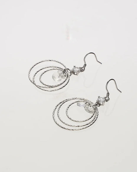 Celestia Fall Earrings in 92.5 Silver