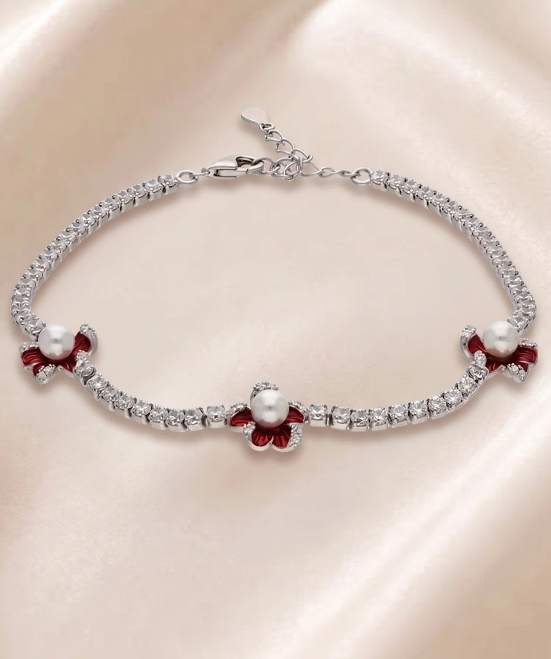 Stellar Tennis Bracelet in 92.5 Silver